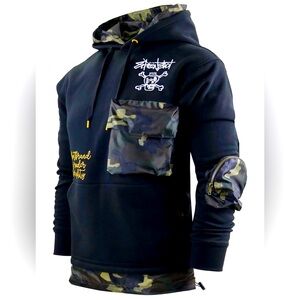 💥 Men Black & Green Design Hoodie’s💥